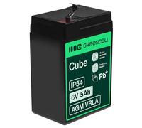 GreenCell Batteria AGM GC AGM11 6V 5Ah Sigillata VRLA Ricaricabile