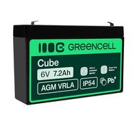 GC AGM39 7.2AH - Accumulatore al piombo AGM, 6V, 7,2 Ah