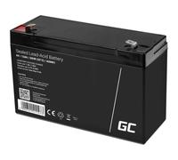 Green Cell Batteria AGM 6V 12Ah ricaricabile sigillata VRLA | Per UPS, allarmi, giocattoli elettrici, impianti solari, scooter, backup e uso ciclico senza manutenzione