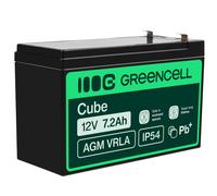 Green Cell Batteria AGM 12V 7,2Ah ricaricabile sigillata VRLA Per UPS allarmi