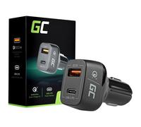 Green Cell CAD33 Interno Accendisigari 12 V Nero Car charger USB-C Power