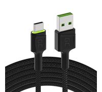 Green Cell Cavo USB-A - USB-C Tipo C 1.2m con illuminazione a LED Cavo di ricari