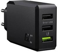 GreenCell Caricabatterie USB GC CHARGC03, 30W, 3x USB-A, Quick Charge 3.0, nero