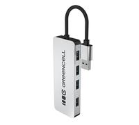 Green Cell Distributore hub USB 3.0 a 4 porte, 5 Gbps, multimaschio, splitter USB per Dell, MacBook, iMac, Surface, Thinkpad, Mobile HDD, USB Stick, PC desktop e altro ancora (15 cm)