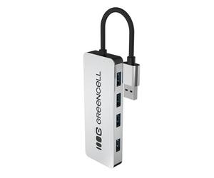 Green Cell Distributore hub USB 3.0 a 4 Porte, 5 Gbps, Multimaschio | Splitter USB per Dell, MacBook, iMac, Surface, Thinkpad, Mobile HDD, USB Stick, PC Desktop e Altro Ancora 15 cm