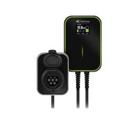 Green Cell EV15RFID Nero Parete Alluminio LCD AC Type 2 Wallbox GC EV PowerBox