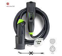 Green Cell EVGC01 cavo di ricarica per veicoli elettrici Nero Type 2 3 7 m