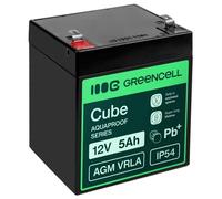 Green Cell GC-AGM12V5AH-J Batteria al piombo Piombo-AGM 5 Ah 12 V 1 pz.
