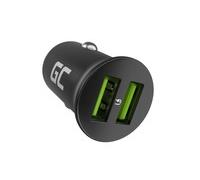 Green Cell GC CADM-GC-36AA USB-Ladegeraet 36 W 2x USB-A black Caricabatteria