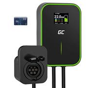 Green Cell EV15RFID stazione di ricarica per veicoli elettrici Nero Alluminio Parete 3 Display incorporato LCD
