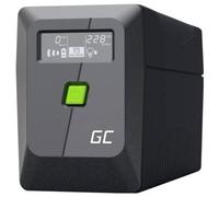 GreenCell Gruppo di continuità PowerProof UPSLM360 650VA/360W LCD onda sinusoidale 12V 7Ah 2x Schuko