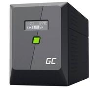 Greencell UPS 1500VA 1050W PowerProof con display LCD - UPS con onda sinusoidale pura, protezione affidabile, protezione da sovratensione, alimentazione di emergenza per elettrodomestici, USB/RJ45