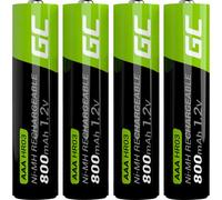 Green Cell GR04 HR03 Batteria ricaricabile Ministilo (AAA) NiMH 800 mAh 1.2 V 4