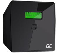 Green Cell Gruppo di continuità UPS Potenza 1000-1999VA (700W) 230V Alimentatore protezione da sovratensioni line interactive AVR Onda sinusoidale pura USB/RJ45 2X Schuko 2X IEC Uscite con Display LCD