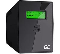 Green Cell® Gruppo di continuità UPS Potenza 800VA (480W) 230V Alimentatore protezione da sovratensioni line interactive AVR USB/RJ11 2X Schuko Uscite con Display LCD