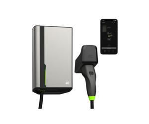 GREEN CELL HABUDEN SMART EV CHARGING STATION WALLBOX 22KW 32A CON CAVO TIPO 2 7,