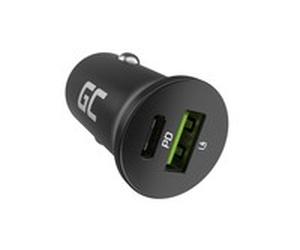 Green Cell in-car charger USB C 38W GC PowerRide Nano38 with CADM-GC-38AC