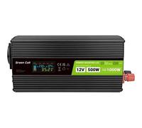 Green Cell Power Inverter LCD 500W 1000W 1 black INVGC12P500LCD
