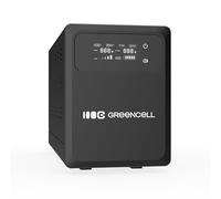 Green Cell UPS 1500VA 1000W PowerCore, alimentazione di emergenza con display LCD, AVR UPS con onda sinusoidale pura, connettore batteria esterno, protezione da sovratensione, surriscaldamento