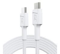 Green Cell PowerStream 2 m USB C - Tipo C 60 W Quick Charge Cavo Bianco