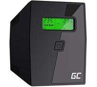Green Cell PRO UPS USV gruppo continuità 600VA (360W) con protezione da sovratensioni 230V Line Interactive Regolazione tensione AVR Impianto UPS USB/RJ11 2 uscite Schuko Schermo LCD