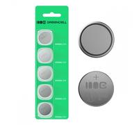 Greencell CR1620 - Pila a bottone al litio da 3 V, 70 mAh, 5 pezzi, affidabile e durevole, ideale per chiavi auto, telecomandi e dispositivi elettronici.