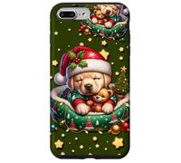 Green Christmas Accessories For Women Golden Retriever Dog Custodia per iPhone 7 Plus/8 Plus