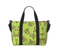 Green Clever Monkey - Borsa a tracolla da donna, portatile, adatta per allenamenti in palestra, pendolarismo e viaggi