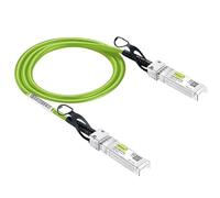[Green] Colored 10G SFP+ DAC Cable - Twinax SFP Cable for Cisco SFP-H10GB-CU5M, Ubiquiti UniFi, D-Link, Supermicro, Netgear, Mikrotik, Fortinet, 5-Meter(16.4ft)