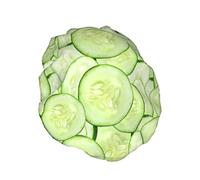Green Cucumber Sliced Pixel Gafas de sol Weeds Gorro de ducha Impermeable Reutilizable Forro de PEVA Gorro de baño elástico ajustable para el cabello para mujeres Señoras Salón de spa