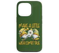 Green Dandelion Make A Little Wish Gnome Graphic For Summer Custodia per iPhone 13 Pro
