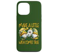 Green Dandelion Make A Little Wish Gnome Graphic For Summer Custodia per iPhone 13 Pro Max