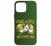 Green Dandelion Make A Little Wish Gnome Graphic For Summer Custodia per iPhone 16 Pro Max