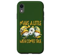 Green Dandelion Make A Little Wish Gnome Graphic For Summer Custodia per iPhone XR