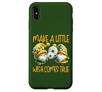 Green Dandelion Make A Little Wish Gnome Graphic For Summer Custodia per iPhone XS Max