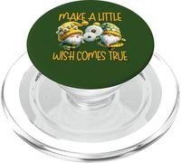 Green Dandelion Make A Little Wish Gnome Graphic For Summer PopSockets PopGrip per MagSafe