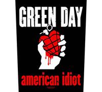 Green Day American Idiot Ufficiale 30x36x27cm Toppa da schiena da cucire
