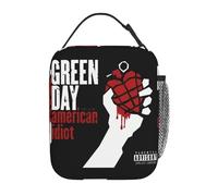 Green Day Band Tour 2024 Merch Sacchetto da Pranzo Isolato per Esterni Punk Rock Sacchetto per La Conservazione degli Alimenti Portatile Dispositivo di Raffreddamento Termico Scatole per Il Pranzo