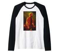 Green Day Billie Joe Armstrong Avviso dal vivo di Andy Willsher Maglia con Maniche Raglan