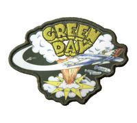Green Day Dookie Ritagliato Toppe da Stirare (Taglia Unica) (Verde, Giallo)