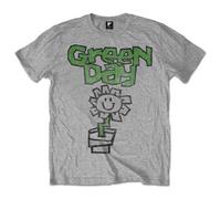 Green Day Flower Pot autorizzato Uomo maglietta