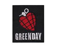Green Day Heartbomb Black Distintivo Ricamato Applicazioni Il Ferro Sulla Toppa Patch Accessorio