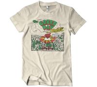 Green Day Licenza Ufficiale Dookie Doodle T-Shirt da Uomo (Cachi), Large