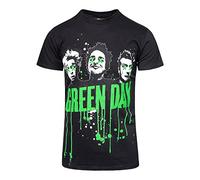 Green Day-Maglietta Drips, da Uomo Nero 42