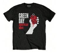 Green Day | Official Band T-Shirt | American Idiot - 24-Hour Fast Shipping! Green Day are among the icons of punk rock. Emerging as pioneers of the genre in the '90s, this 'American Idiot' T-shirt cel