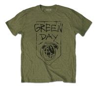 Green Day Organic Grenade autorizzato Uomo maglietta