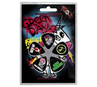 Green Day Plettri per chitarra Father Of All, confezione da 5 plettri neri ufficiali