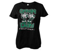 Green Day T-Shirt Donna Kerplunk Nera Manica Corta Collo Rotondo