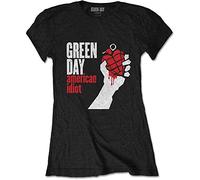 Green Day - T-Shirt # Xl Ladies Black # American Idiot