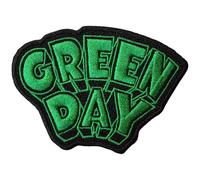 Green Day Toppa termoadesiva con logo Dookie, nero/verde., Taglia unica